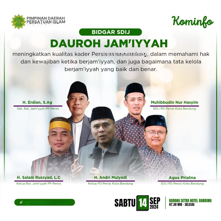 Dauroh Jamiyyah SDIJ PD PERSIS Kabupaten Jombang
